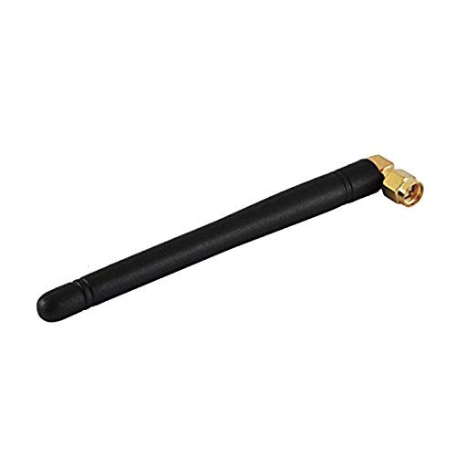 2Pcs 868MHz Rubber Antenna SMA Male Right Angle Connector Vertical Omni Directional Reading Communication System Antenna