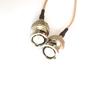 2M Coaxial Extend BNC Cable BNC Male to BNC Male for CCTV Camera RG316D Double Shield Silver