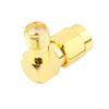 10Pcs RP SMA Male to SMA Female Jack Right Angle 90 Degree Gold Plating Coaxial Connector Adapter view 3