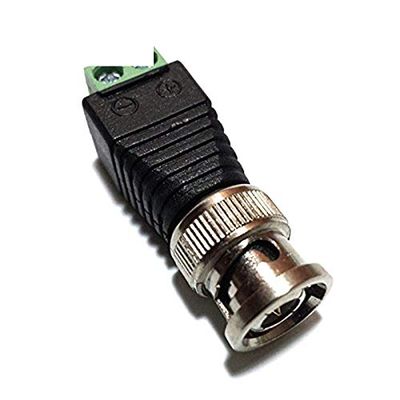 100Pcs Coaxial Coax BNC Connector Coax BNC Twist for CCTV Camera