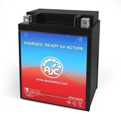 AJC Battery Compatible with Arctic Cat Prowler Snowmobile Battery (1990-1993)