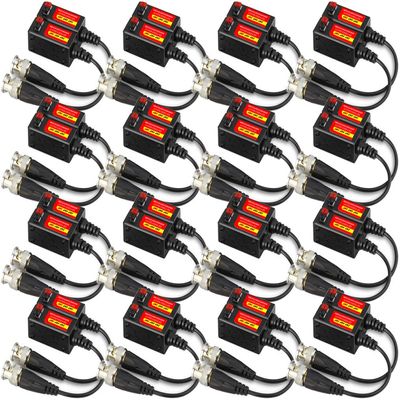 Evertech 16 Pairs 5MP Split Joint Mini CCTV BNC HD-CVI/TVI/AHD Passive Video Balun Transceiver