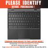 Decalrus - Protective Decal for The Lenovo 500E ChromeBook (11.6" Screen) Laptop with Customized Name LEChromebook500E-Name16 view 2