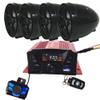 12V 4 Channel UTV ATV Golf Cart Motorcycle Weatherproof Bluetooth Speakers MP3 Music Player Sound Audio Stereo Amplifier System AUX in USB SD FM Radio Motorbike Speaker view 1