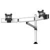 Continews Dual Monitor w/ Arc Cross Bar & 7-Base-Option, Dual Swivel Arm Compatible with iMac view 1