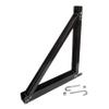 Lowell CLA-18WT Cable Ladder Wall Triangle, 18-Inch Wide; High Strength 14-Gauge Steel Construction; Modular Assembly (3 Pieces); Black Finish; Static Load Rating of Up to 400 Lbs view 1