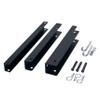 Lowell CLA-18WT Cable Ladder Wall Triangle, 18-Inch Wide; High Strength 14-Gauge Steel Construction; Modular Assembly (3 Pieces); Black Finish; Static Load Rating of Up to 400 Lbs view 3
