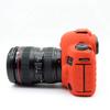 5D Mark IV Case, BolinUS Fullbody Ultra-Thin Lightweight Rubber Soft Silicone Housing Case Bag Cover for Canon EOS 5D Mark IV 5D4 (Red) view 2