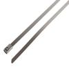 100-500pc 5"-26" Stainless Steel Metal Cable Ties 200-350LB Cable Zip Tie, UV Resistant, Low Profile (500, 8" 200lb) view 1