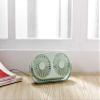 PinPle Desktop Fan Double-Headed Desktop Fan Home Table USB Mini Fan with Aromatherapy (Green) view 3