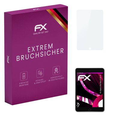atFoliX Plastic Glass Protective Film compatible with Apple iPad Mini 5 2019, 9H Hybrid-Glass FX Screen Protector