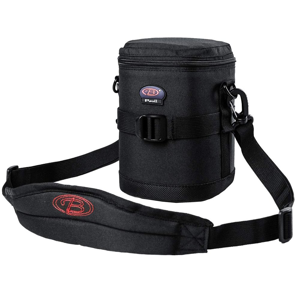 BPAULL Camera Lens Case DSLR Camera Lens Bag Fits for Canon Nikon Pentax Sony Olympus Panasonic and Other Camera Lens