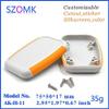 Gimax 10 pcs/lot small electronics abs orange color enclosures case with Silicone rings 70x50x17mm which abs plastic enclosures view 4