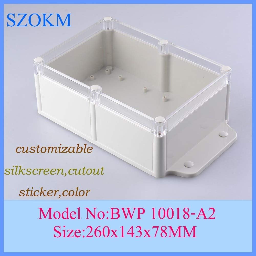 Gimax 4 pcs/lot plastic enclosures for electronics plastic case diy box electronics enclosure260x143x78mm