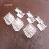 Gimax 100pcs NEW Connector RJ45 8P8C Short body two style Six kind Crystal Head Trident gold plated ultra fine flat wire Wholesale view 2