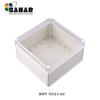 Gimax BWP 10523-A1 waterproof IP68 plastic gray enclosure box with clear cover PC and ABS material view 1
