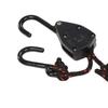 Acronde 4PCS 1/8" 6Ft Adjustable Heavy Duty Rope Hanger Ratchet Kayak and Canoe Bow and Stern Tie Downs Straps (6Ft) view 2
