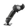 ARKON Mounts RoadVise XL Phone Holder with Metal Drill Base Mount | for Phones & Midsize Tablets | Adjustable Arm | Secure Drill Base Mount | Compatible with iPhone, Galaxy, Google, and More