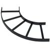 Lowell CL-12HT Cable Ladder Horizontal Turn, 12 Inches Wide; Sides: 1.5 x 0.375 x .06 Wall Tubular Steel; Rungs: 1 x 0.5 x .06 Wall Tubular Steel; Black Finish view 1