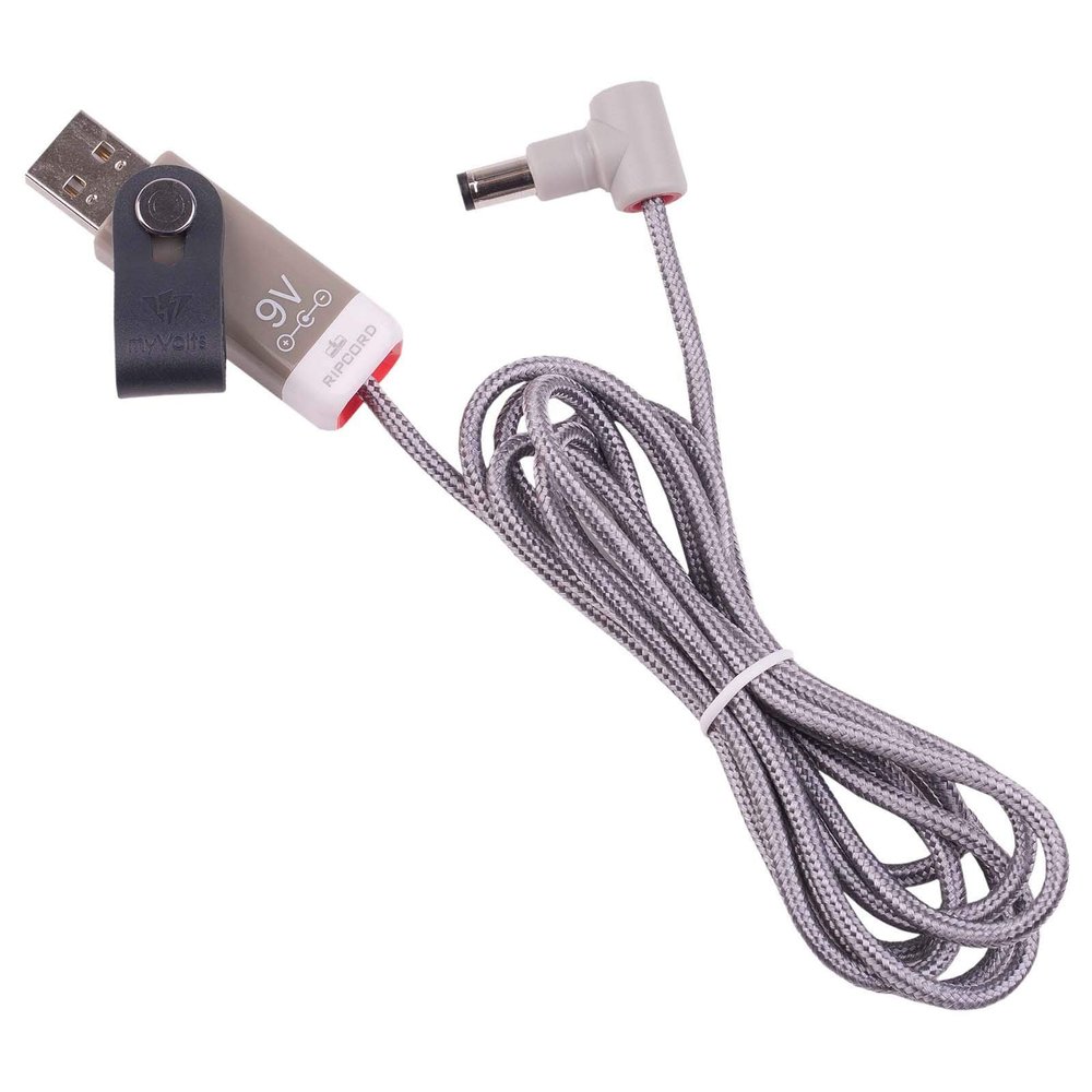 myVolts Ripcord USB to 9V DC Power Cable Compatible with Boss VE-8 Acoustic Singer