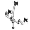 Continews Triple Monitor Pole Mount with 7-in-1 Base and Spring Arm Compatible with Apple view 3