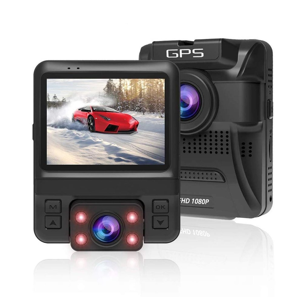 for Azdome GS65H Original Mini Dual Lens Car DVR Dash Cam Front Full 1080P / Rear 720P Video Recorder Car Camera Night Vision GPS