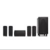 Definitive Technology ProCinema 6D - Compact 5.1 Channel Home Theater Speaker System | 250-Watt Powered Subwoofer Center Channel + 4 Speakers | Sleek Modern Looks Match Any Dcor Black view 1