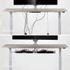2 Packs Cable Management Tray, 16" Under Desk Organizer for Wire Organization, Metal Holder for Desktop Computer Home Office Kitchen Workstation to Cover and Hide Power Strips (Black) view 2