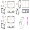Gimax 20 pcs/lot project case plastic electronics enclosure plastic project box plastic boxes electronics enclosure 105X75X36 MM view 4