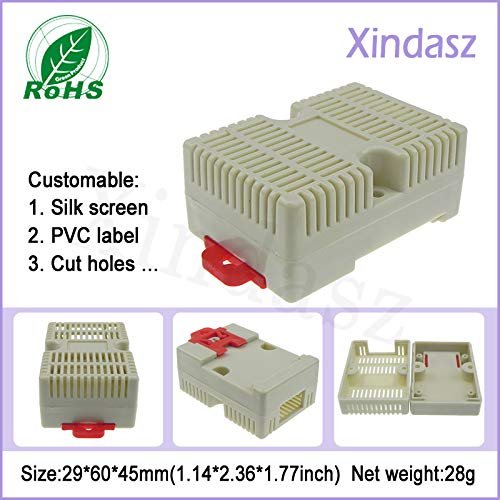 Gimax Wholesale- 5 pieces plastic project box abs enclosures for electronics 604529mm