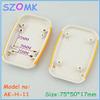 Gimax 10 pcs, small plastic enclosure for electronic plastic case 755017mm mini plastic enclosure box 2015 electronics new - (Color: orange) view 3
