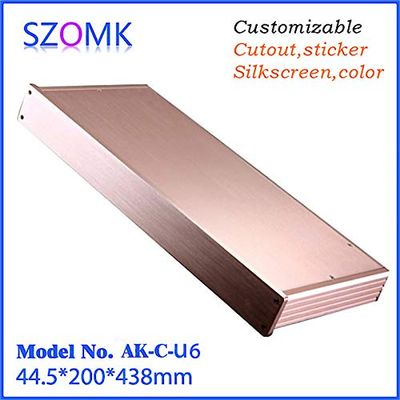 Gimax aluminum wall mount enclosure power distribution box (1 pcs) 44.5200438mm electronic equipment enclosure