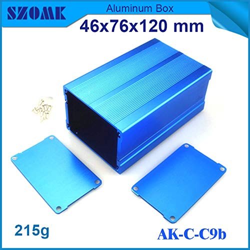 Gimax 4pcs/lot diy electrical aluminium housing enclosure junction case for pcb broad 4676120mm