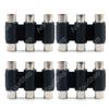 Gimax Sale 50 Pcs 3 RCA Female Jack To 3 RCA Female Jack Connector Long About 30mm minijack p view 1
