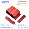 Gimax 1 pcs/lot red beauty electronics aluminium enclosure customed - (Color: red) view 2
