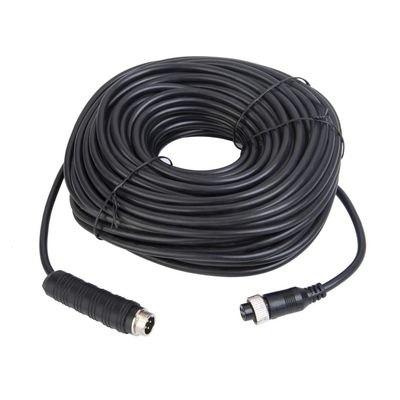Xenocam 65FT 20M Car Video Extension Cable 4Pin Aviation for CCTV Rearview Camera Truck Trailer Camper Bus Motorhome Vehicle Backup Monitor Waterproof Shockproof System