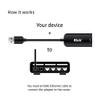 Club 3D CAC-1420 USB 3.2 Gen1 Type C to RJ45 2.5Gbps Adapter M/F view 3