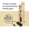 Club 3D CAC-1420 USB 3.2 Gen1 Type C to RJ45 2.5Gbps Adapter M/F view 4