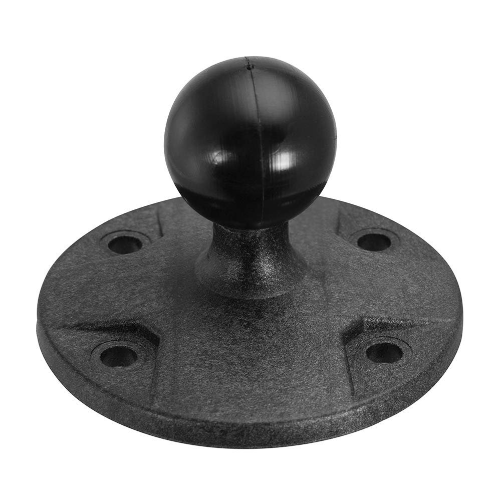 ARKON Mounts Circular Plastic 25mm (1 inch) Ball to 4 Hole AMPS Adapter fors Robust Mount Series