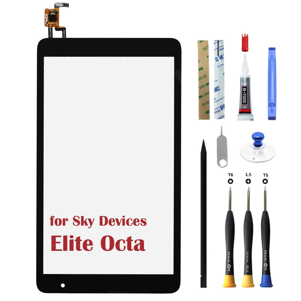 SOINEED for Sky Devices Octa 8 inch Touch Screen Glass Digitizer