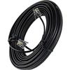 Bistras 15 Feet Black Phone Telephone Extension Cord Cable Wire with Standard RJ-11 Plugs view 1