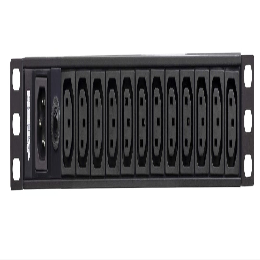 ATEN PE0112A Power Distribution Rack PDU 12 AC 50-60 Hz Input - Outlets 15A Basic IEC or NEMA Outlet Models Aluminum Material for Servers Network Devices Telecom Equipment