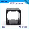 Gimax 20pcs/lot 25(H) x25(W) x40(L) mm top selling aluminium enclosures housing electronics box for wifi aluminium case view 3