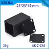 Gimax 20pcs/lot 25(H) x25(W) x40(L) mm top selling aluminium enclosures housing electronics box for wifi aluminium case view 4
