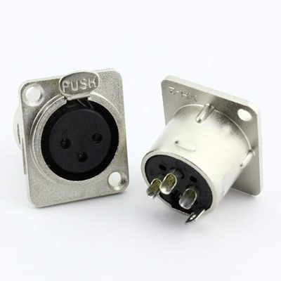 Gimax Three core NC3FD-L-1 card nong female XLR balanced 3 core socket nong base