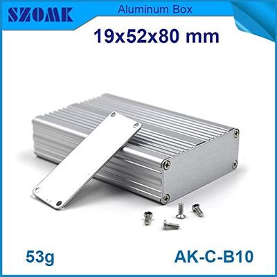 Gimax IP54 dusk-proof aluminum housing enclosures 10 pcs/lot silver color nice looking length and color could be changeable
