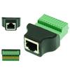Gimax 5pcs RJ50 to Spring Terminal Adaptor RJ50 to terminal block adapter RJ45 Female to 11 Pin connector RJ45 splitter view 2