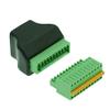 Gimax 5pcs RJ50 to Spring Terminal Adaptor RJ50 to terminal block adapter RJ45 Female to 11 Pin connector RJ45 splitter view 3