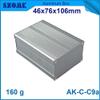 Gimax 4pcs/lot customized aluminium housing enclosure powder coating junction case 4676106mm view 2