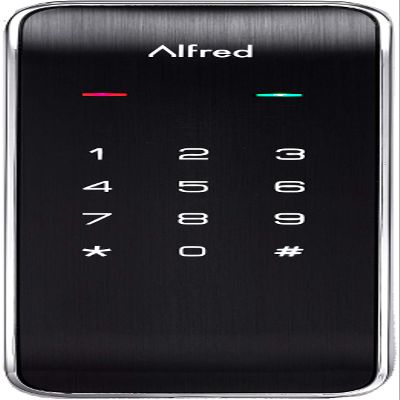 Alfred DB2 Smart Door Lock Deadbolt Touchscreen Keypad, Pin Code + Bluetooth, Up-to 20 Pin Codes (Chrome)